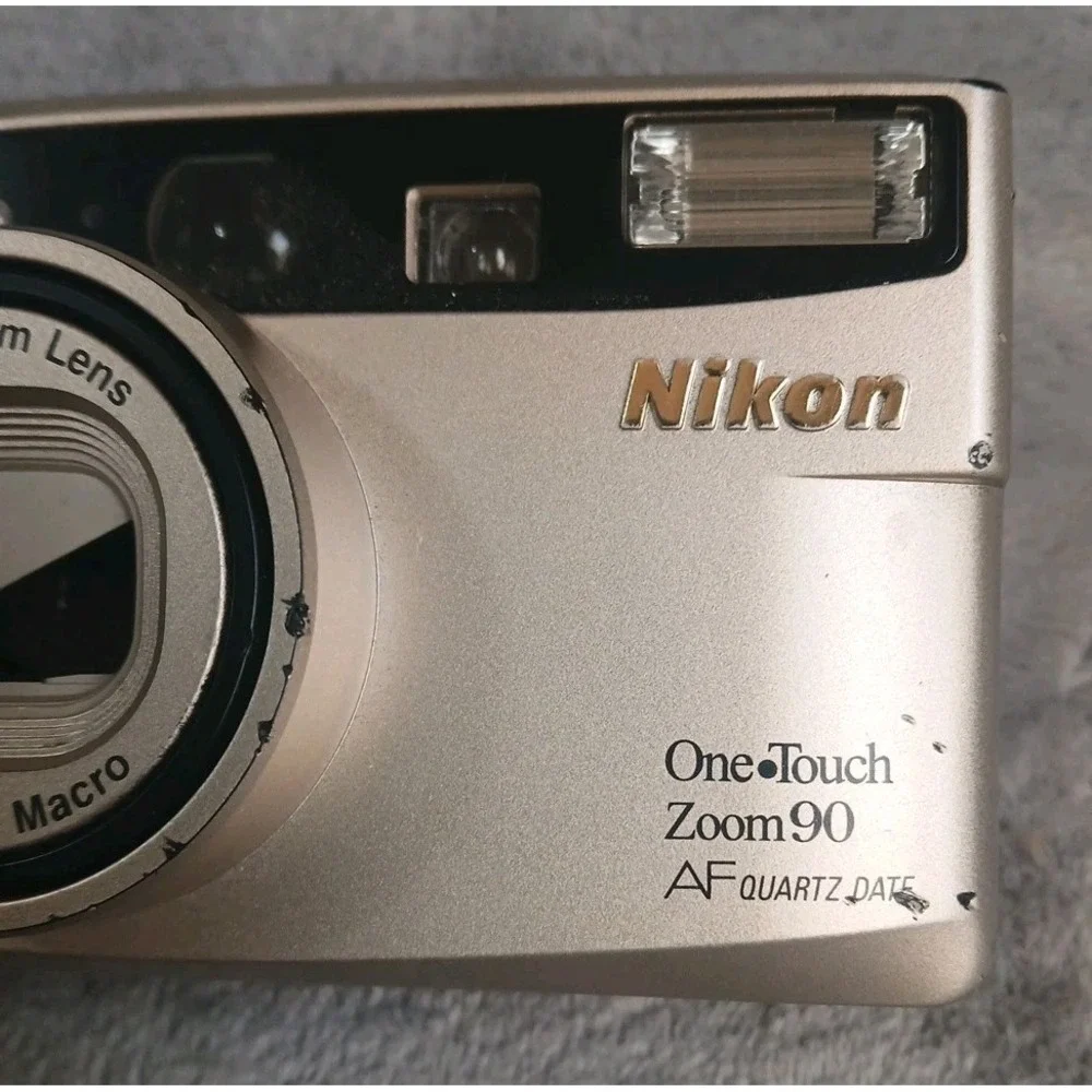 Nikon One Touch Zoom 90 AF Quartz Date Point Shoot Film Camera Parts Repair READ